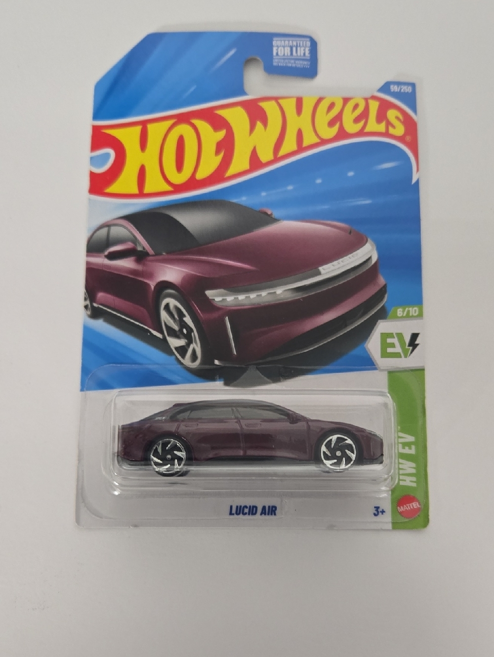 Mattel Hot Wheels Lucid Air Die-Cast Car - Metallic Purple